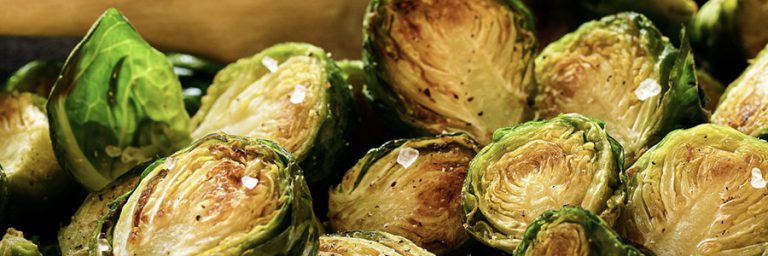 Roasted Kumara and Brussel Sprouts