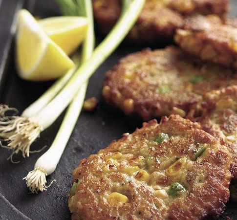 Low FODMAP Salmon and Corn Patties Recipe